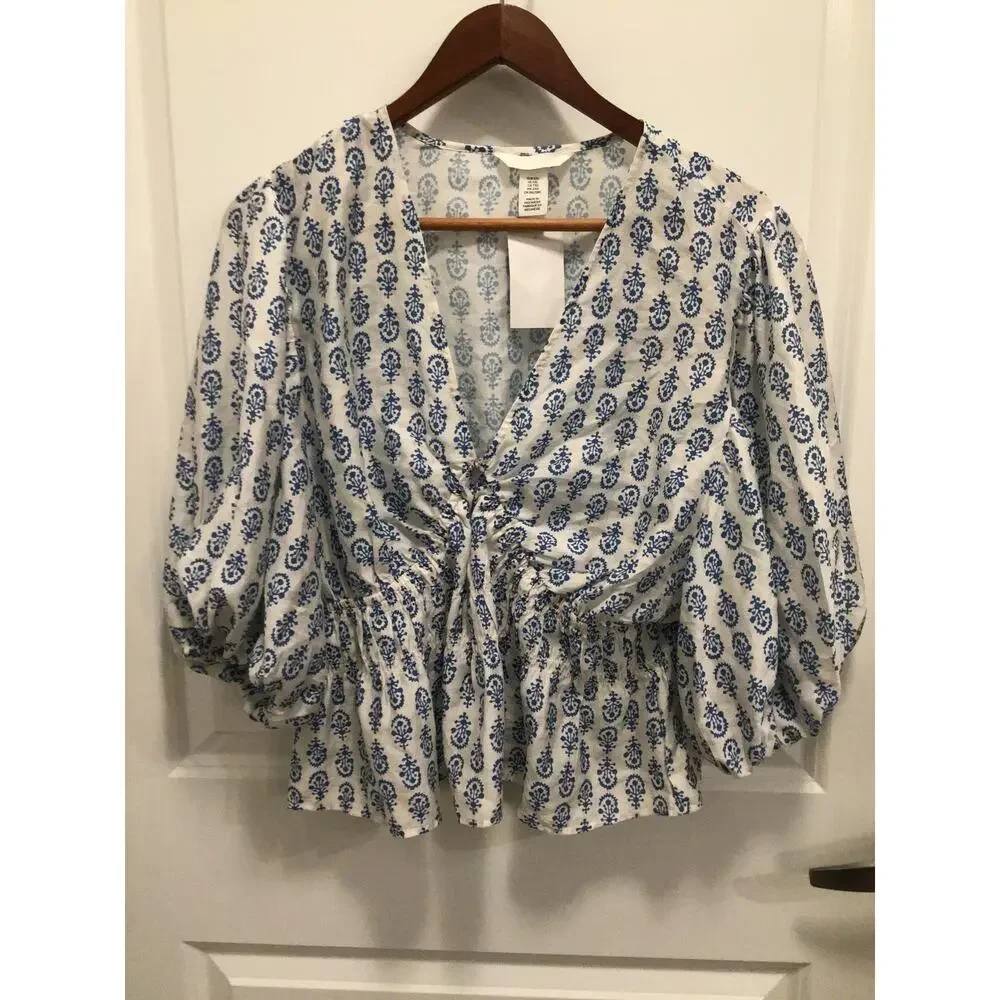 H & M white and floral pattern - Picture 6 of 13